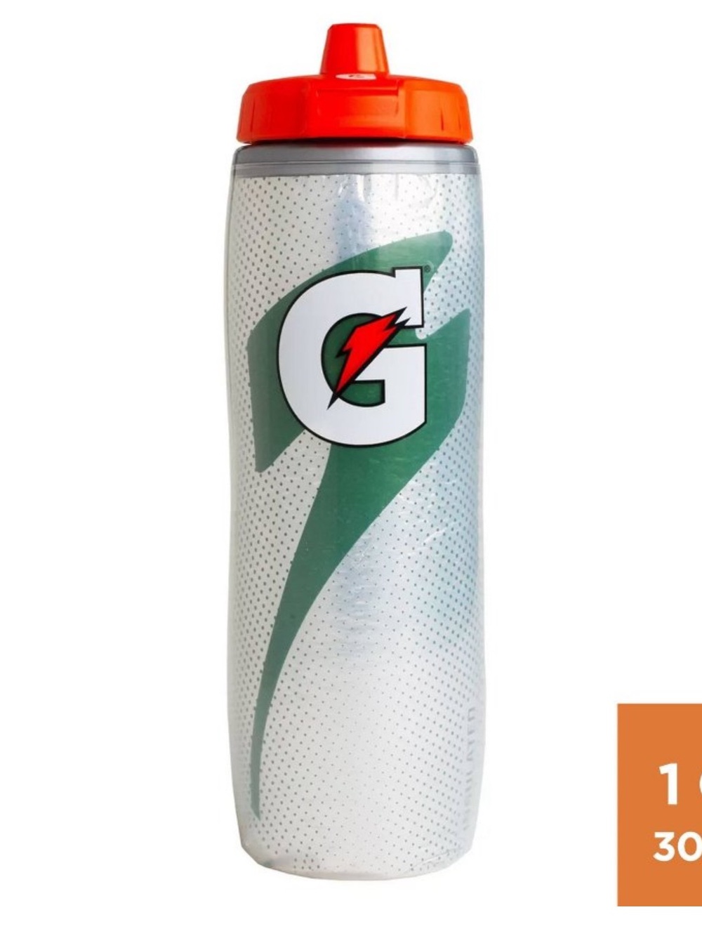 Gatorade 30oz Insulated
Squeeze Water Bottle - Gray new